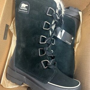Sorel Black Waterproof Winter Boots